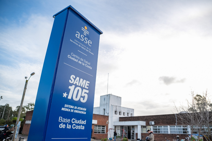Fachada del centro de salud de Ciudad de la Costa