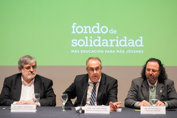 Gabriel Errandonea, José Carlos Mahía y Héctor Cancela