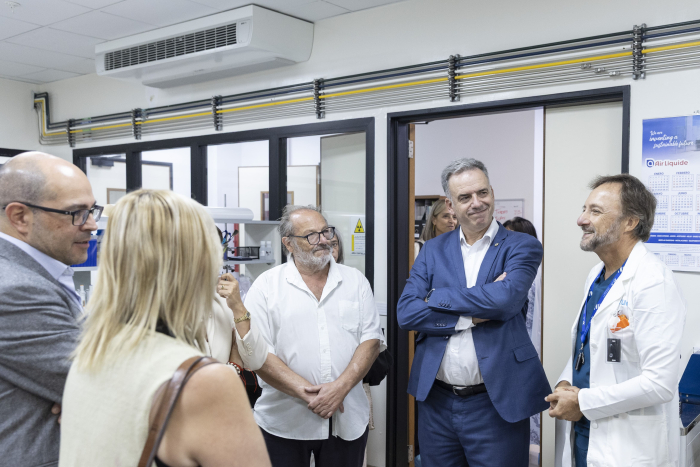 Presidente Orsi en recorrida por instalaciones del Cudim