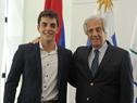 Presidente Tabaré Vázquez recibió a Santiago Urrutia Presidente Tabaré Vázquez recibió a Santiago Urrutia