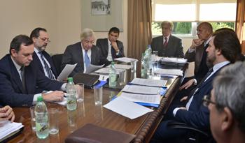 Presidente Vázquez presidió reunión en Suárez