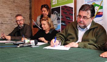 Firma de convenio