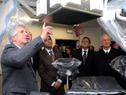 Vázquez recorrió las nuevas instalaciones del Hospital Libertad