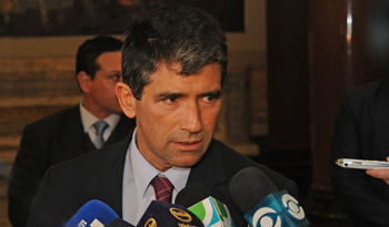 Vicepresidente Raúl Sendic en declaraciones a la prensa