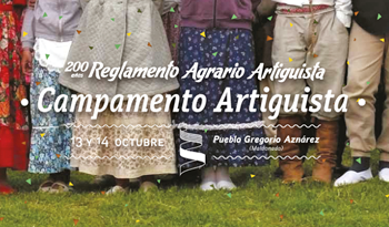 Imagen institucional creada para el Campamento Artiguista