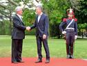Presidente Vázquez y ministros fueron recibidos en la Quinta de Olivos
