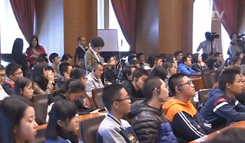 Estudiantes de la Universidad Tsinhua