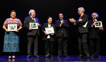 Presidente Vázquez reconoce labor y legado de cuatro premios nobeles