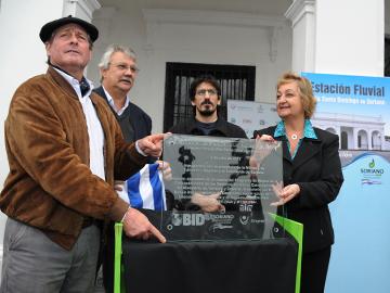 Inauguración de Estación Fluvial de Villa Santo Domingo Soriano