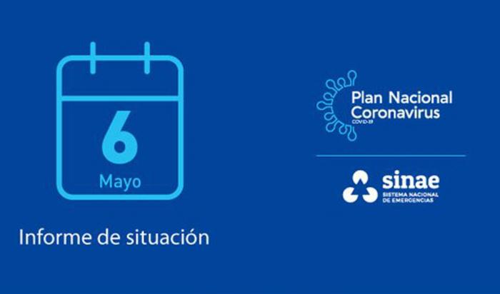 Informe del Sinae del miércoles 6