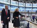 Ministros Rossi, Cosse y de León visitaron Centro de Maquinaria del Instituto Fraunhofer