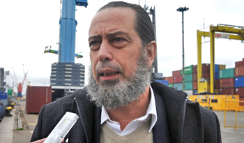 Presidente de la Administración Nacional de Puertos, Alberto Díaz