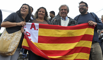 Vázquez junto a parciales de Progreso