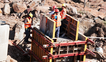 Trabajos en Piriápolis por construcción de estación de tratamiento de líquidos residuales