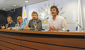 Autoridades de la Junta Nacional de Seguridad Vial