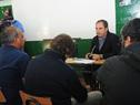Pablo Ferreri, subsecretario de Economía y Finanzas, mantiene reuniones con vecinos