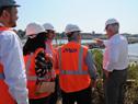 Firma constructora de puerto montevideano de Capurro utiliza geocontenedores por primera vez en Uruguay
