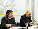 Álvaro García en Conferencia de Prensa sobre acuerdo presupuestal con Gobiernos Departamentales