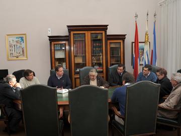 Presidente Mujica y director Frugoni con intendentes de la Región Norte