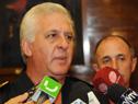 Conferencia de prensa del jefe de policía de Montevideo