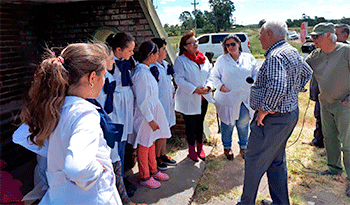 Víctor Rossi en recorrida por Rivera