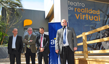 Inauguración de estand de Antel en Expo Prado