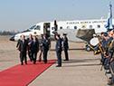 Presidente Vázquez arribó a Mendoza, Argentina