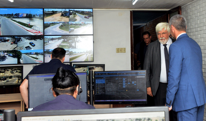 Ministro Bonomi, en Centro de Comando Unificado Departamental de Rocha