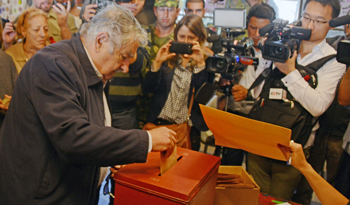 Presidente José Mujica en acto eleccionario