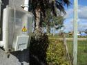 Inauguración de la red de cableado en el paraje Retamosa, ubicado en Lavalleja