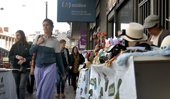 Feria de emprendedores apoyados por el Ministerio de Desarrollo Social