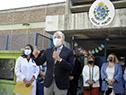 Autoridades del CODICEN encabezadas por el presidente de la ANEP, Robert Silva acompañaron el inicio de clases