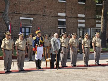 Autoridades del Ministerio de Defensa