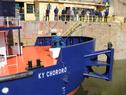 Presidente Mujica estuvo presente en la botadura del barco Ky Chororo de ANCAP