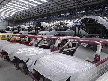 Planta de la industria automotriz