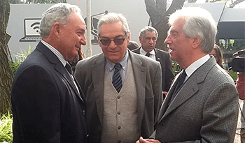 Pablo Zerbino, Enzo Benech y Tabaré Vázquez