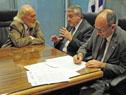 Firma de acuerdo de cooperación para la ejecución de proyectos de fortalecimiento institucional entre ONSC y UTE