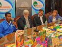 Bonomi y Frugoni participaron en donación de libros al programa Uruguay Crece Contigo