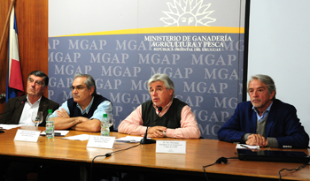 Conferencia de prensa en el Ministerio de Ganadería, Agricultura y Pesca