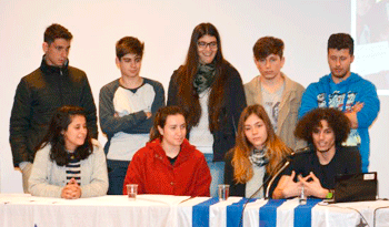 Representantes uruguayos en el Parlamento Juvenil del Mercosur