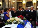 Vázquez y Sendic asistieron al velorio del escritor Eduardo Galeano