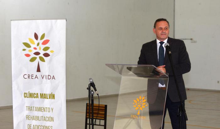 Secretario de Presidencia, Álvaro Delgado, durante la oratoria