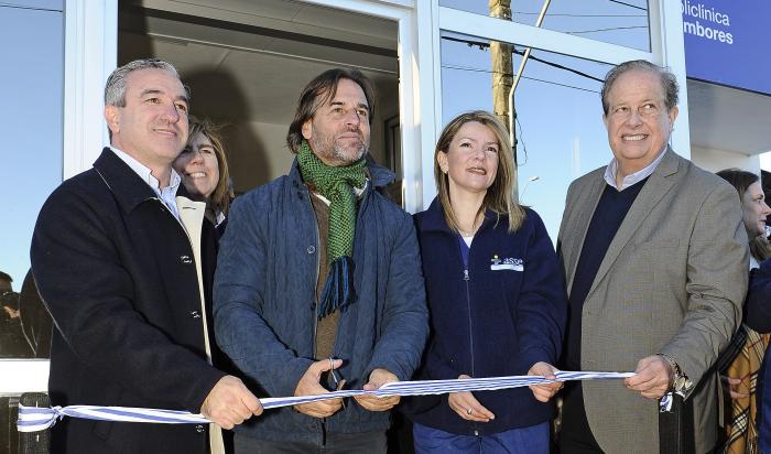 Lacalle Pou inaugura obras en policlínica de Tambores