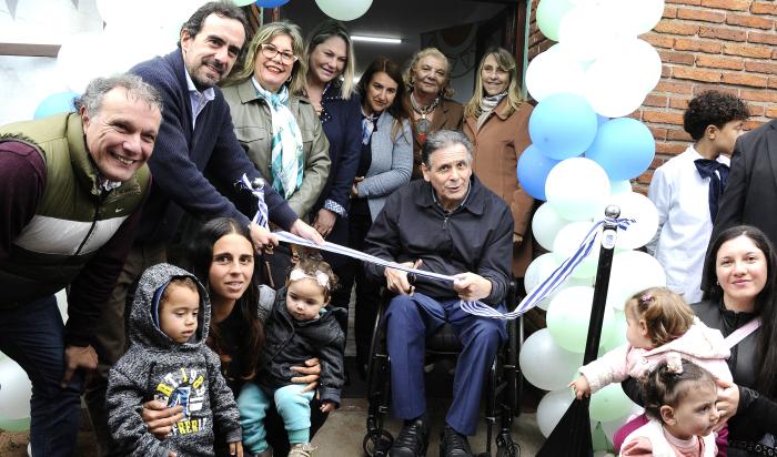 Autoridades de INAU y vecinos de Rocha