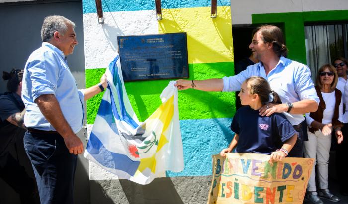 Lacalle Pou inauguró plaza de deportes en Treinta y Tres