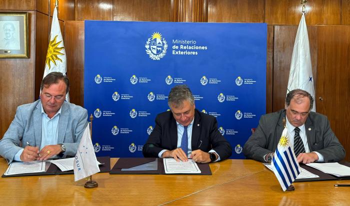Autoridades de Uruguay y Mercosur