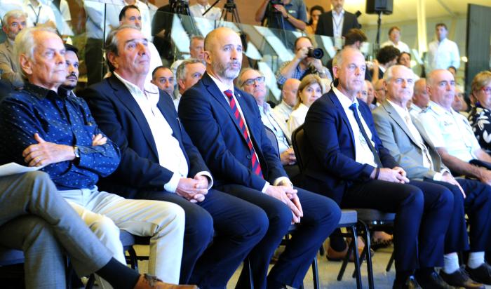 Ministro Sanguinetti en presentación
