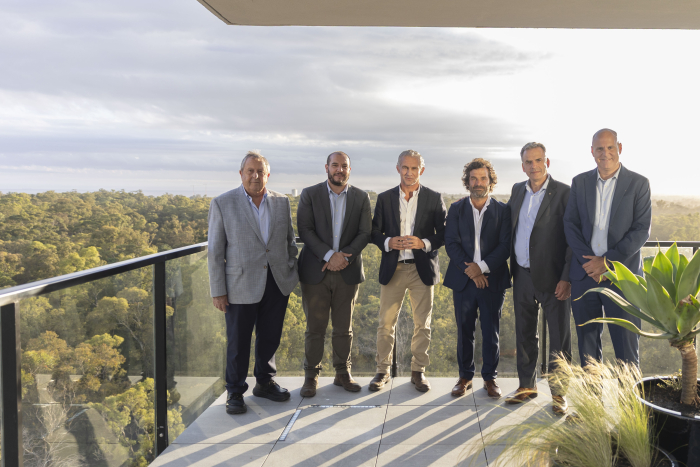 Presidente Orsi, autoridades e inversores