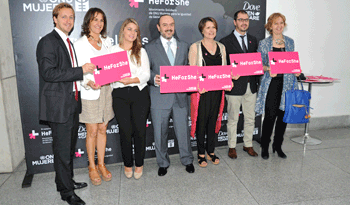 Lanzamiento de campaña HeforShe, con la presencia del prosecretario de Presidencia, Andrés Roballo