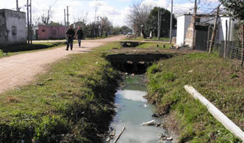 La red de saneamiento está en el primer lugar de las obras